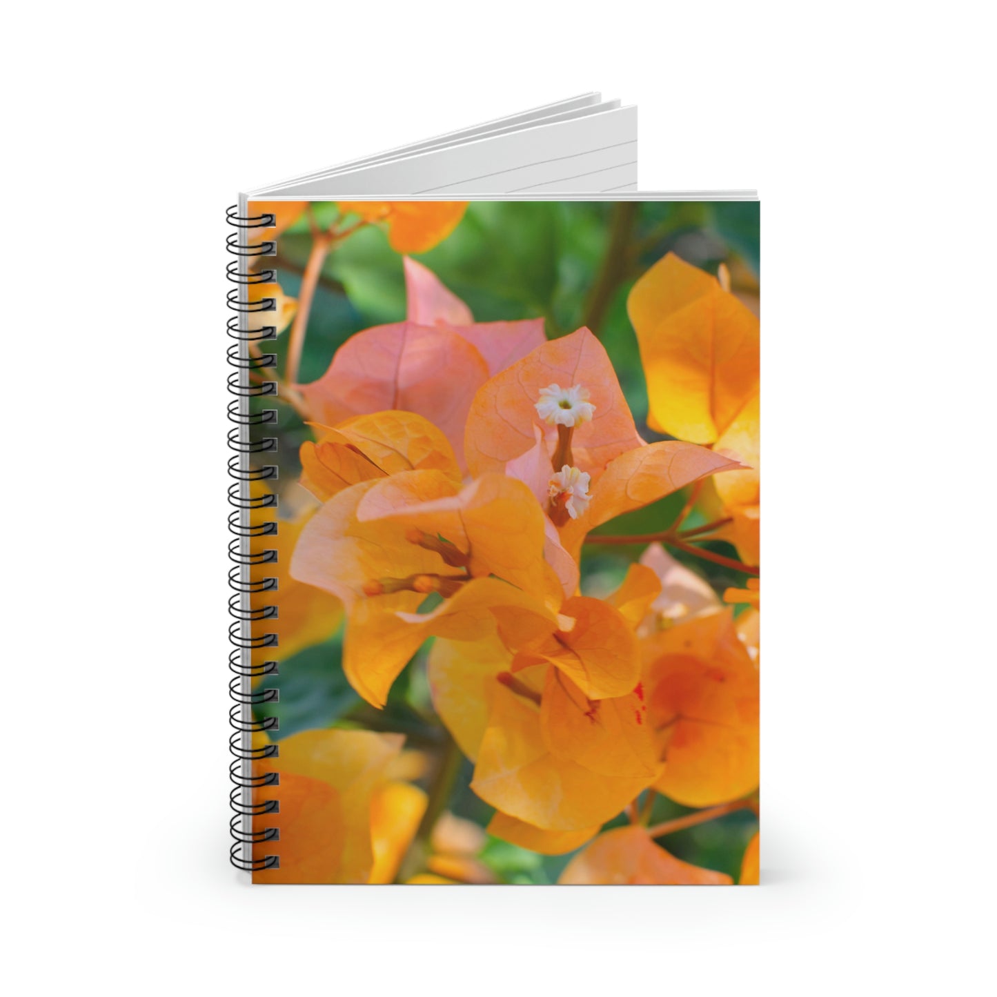 Flowers 29 Spiral Notebook - Ruled Line