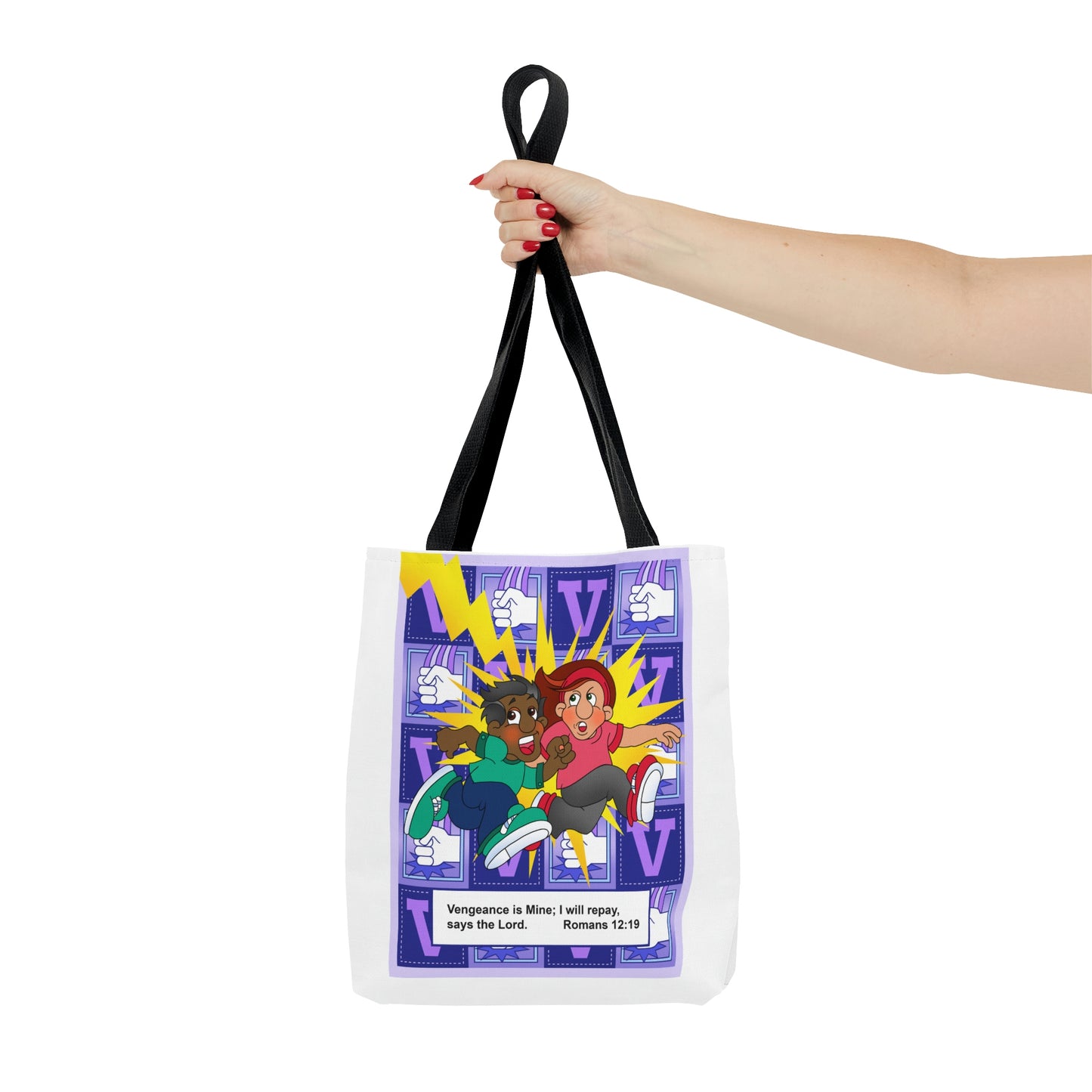 The Bible as Simple as ABC V AOP Tote Bag