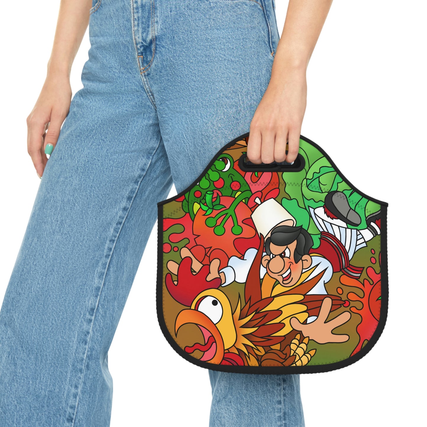 The Half Rooster! Neoprene Lunch Bag
