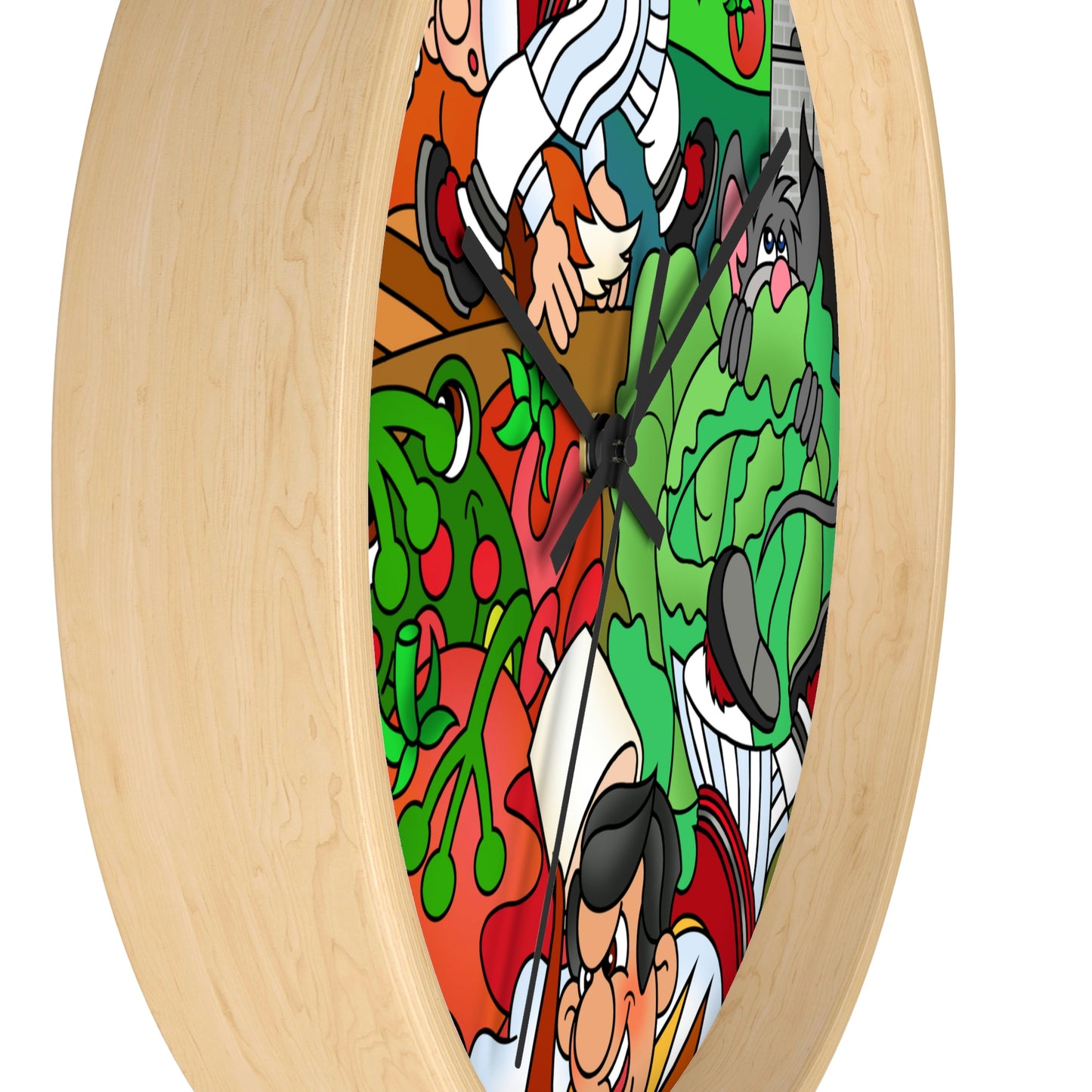 The Half Rooster! Wall clock