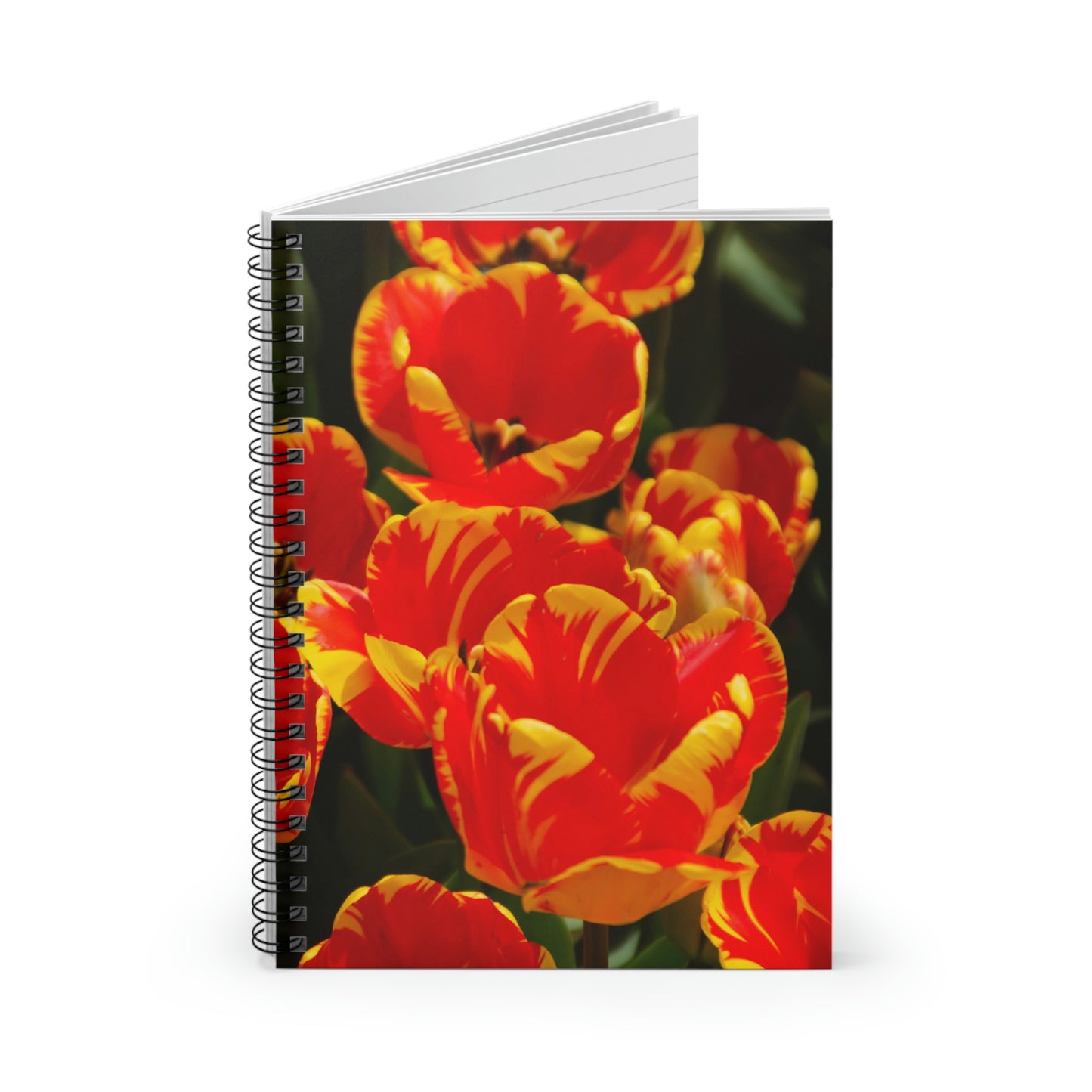 Flowers 19 Spiral Notebook - Ruled Line