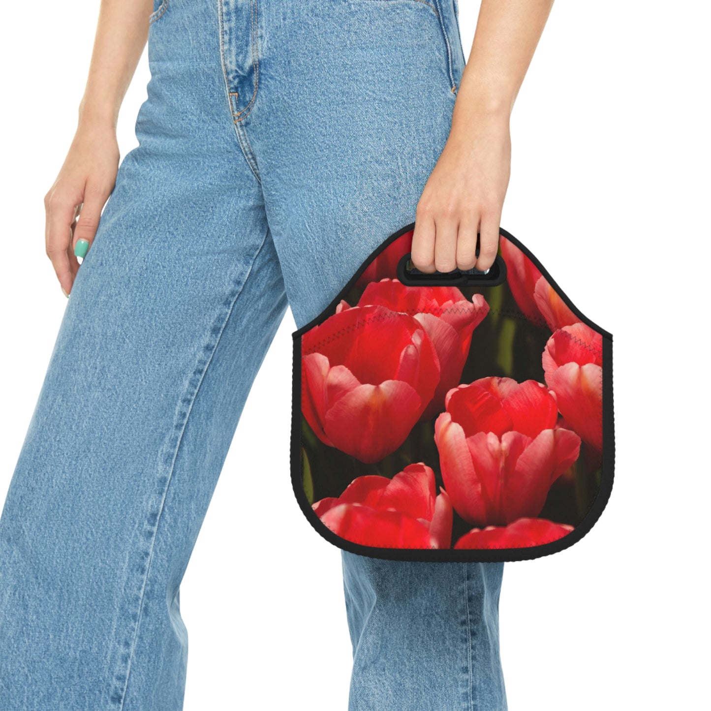 Flowers 09 Neoprene Lunch Bag