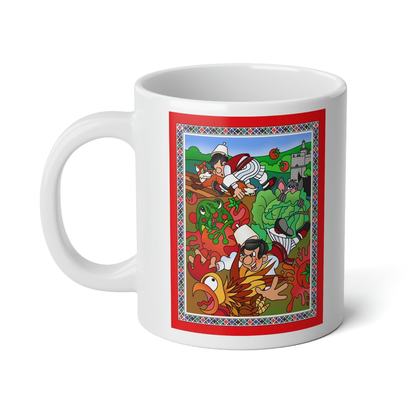 The Half Rooster! Jumbo Mug, 20oz