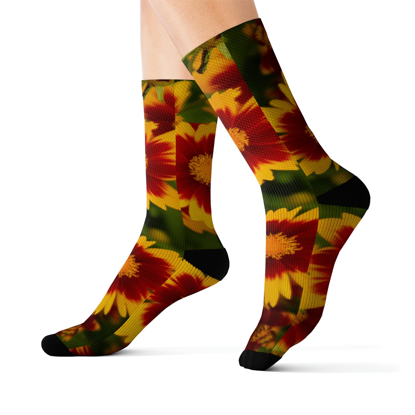 Flowers 24 Sublimation Socks