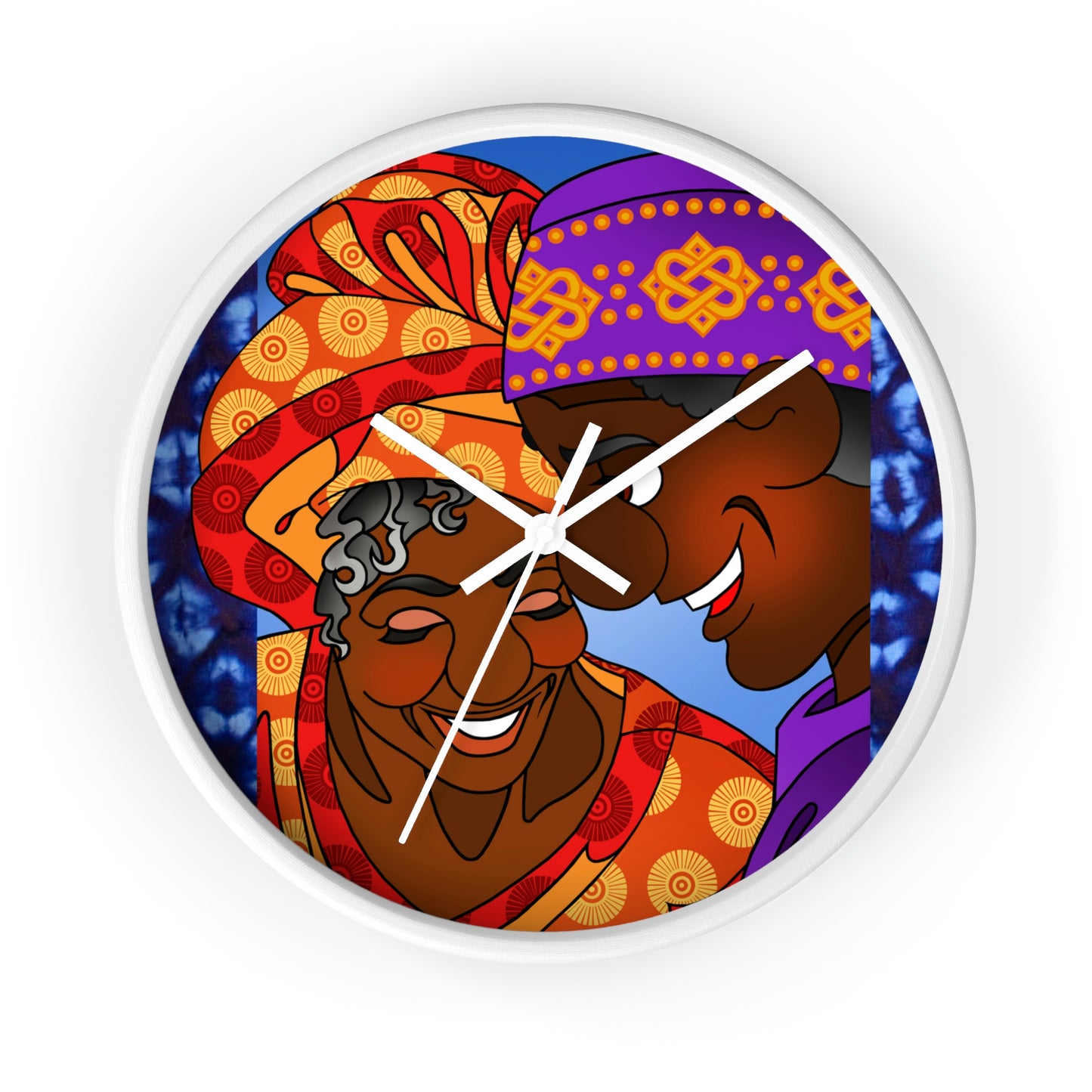 The Paramount Chief and One Wise Woman Wall clock