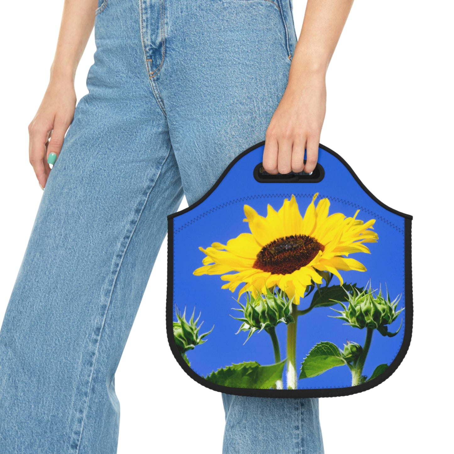 Flowers 02 Neoprene Lunch Bag