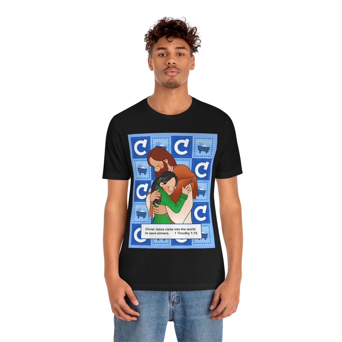 The Bible as Simple as ABC C Unisex Jersey Short Sleeve Tee