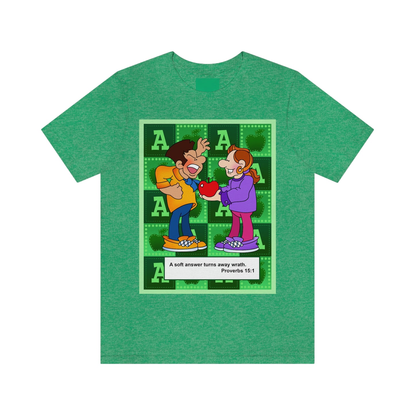 The Bible as Simple as ABC A Unisex Jersey Short Sleeve Tee