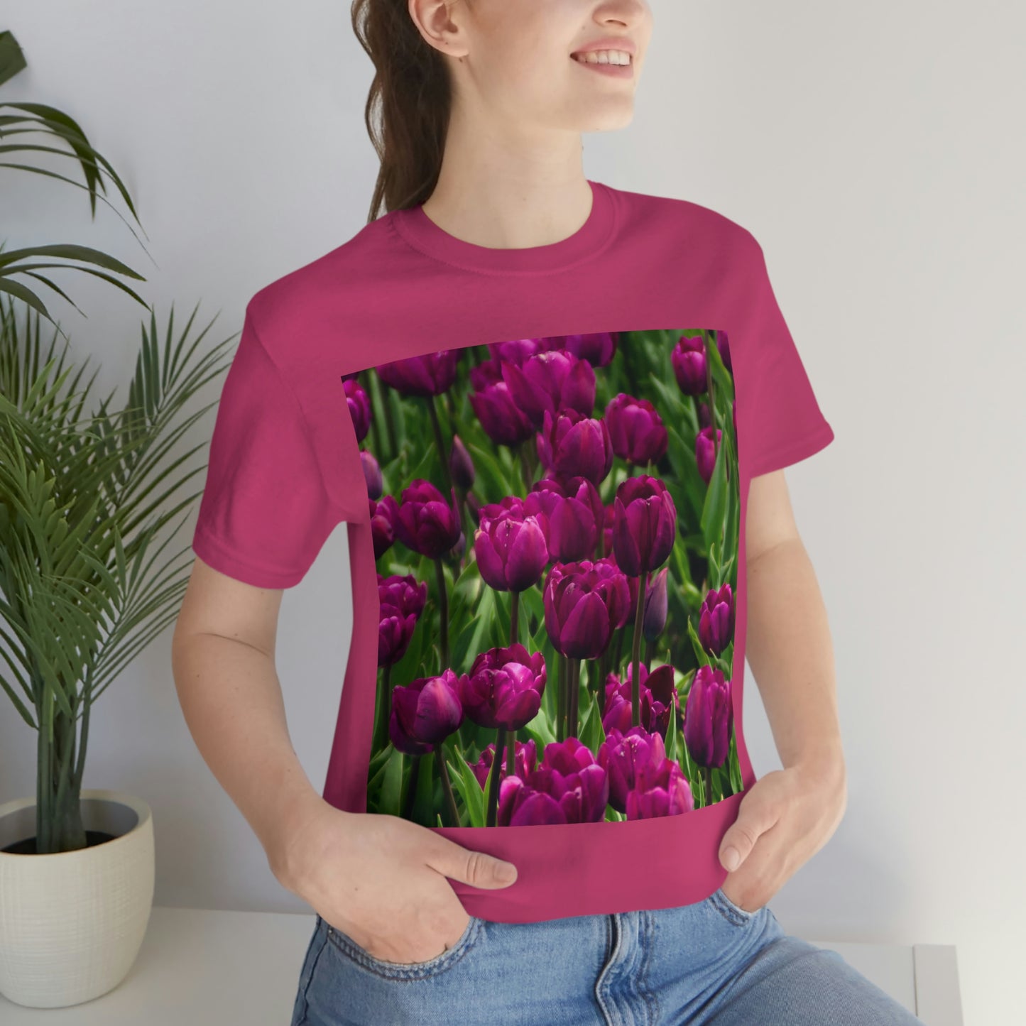 Flowers 20 Unisex Jersey Short Sleeve Tee