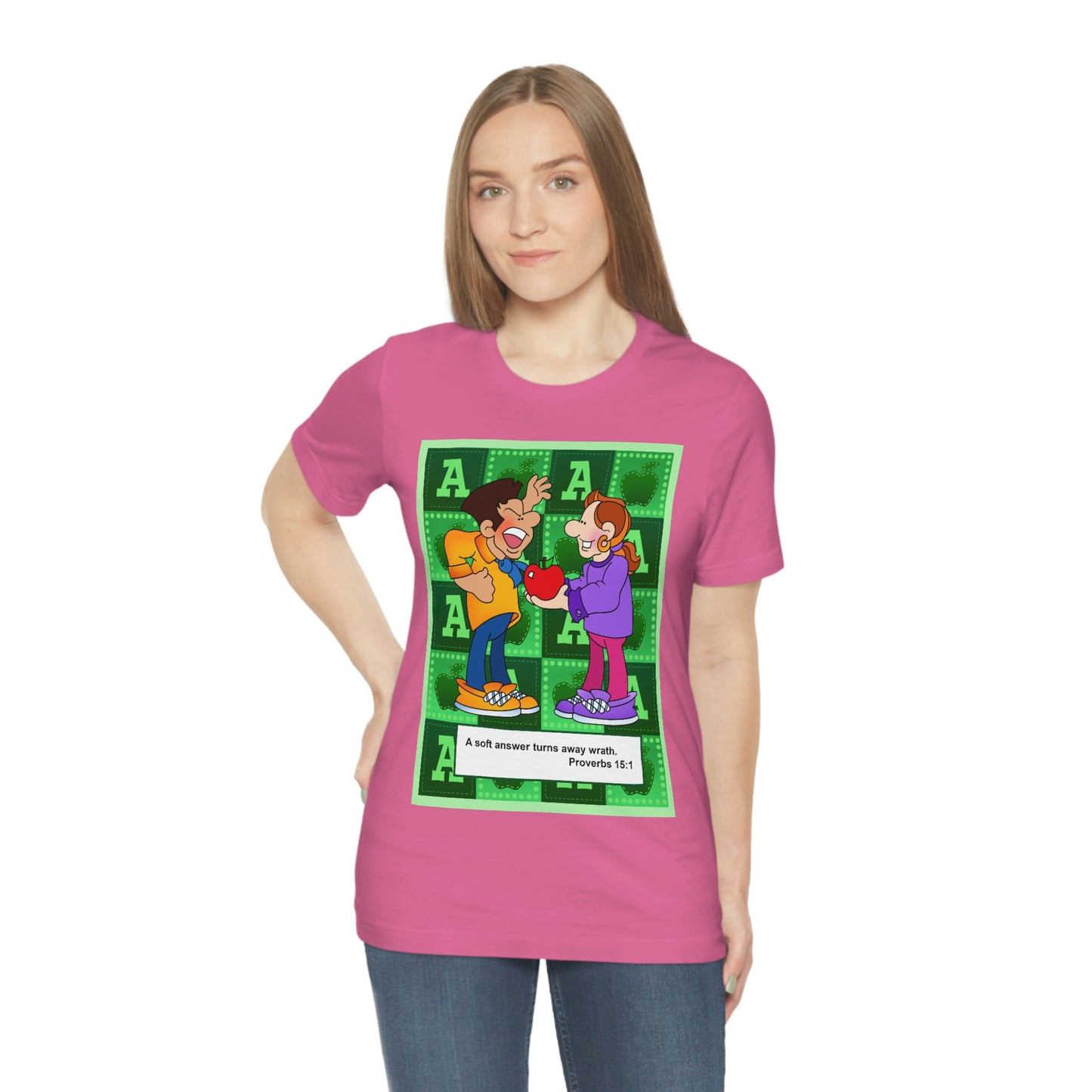 The Bible as Simple as ABC A Unisex Jersey Short Sleeve Tee