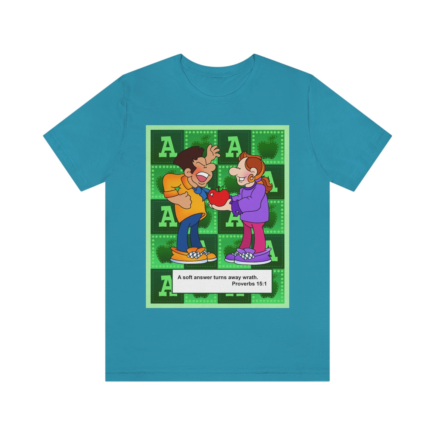 The Bible as Simple as ABC A Unisex Jersey Short Sleeve Tee