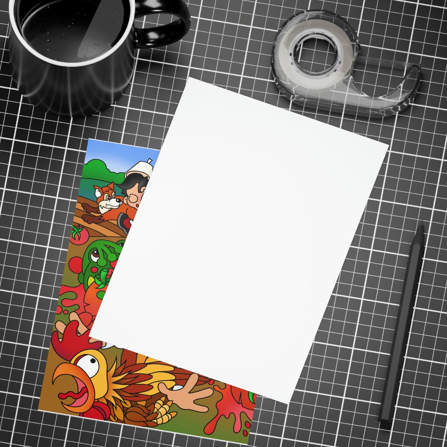 The Half Rooster! Greeting Card Bundles (envelopes not included)