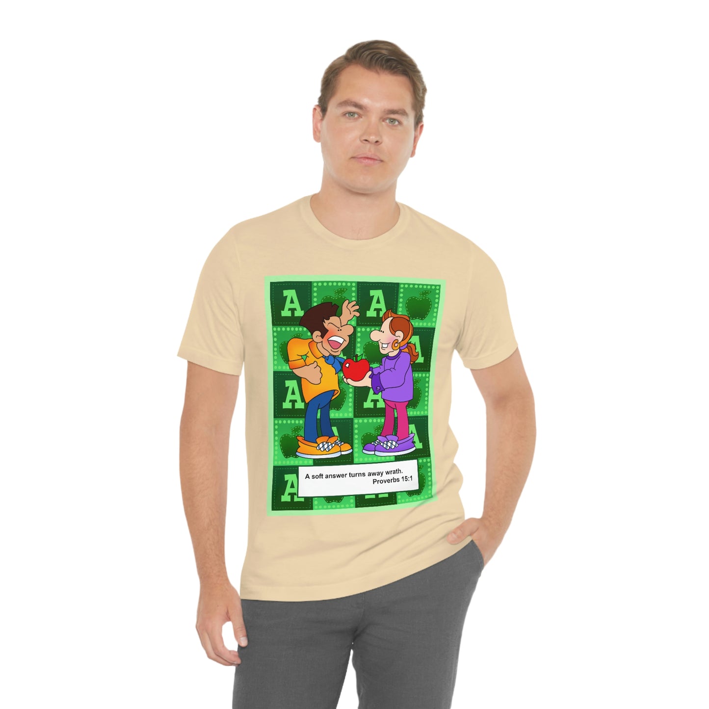 The Bible as Simple as ABC A Unisex Jersey Short Sleeve Tee