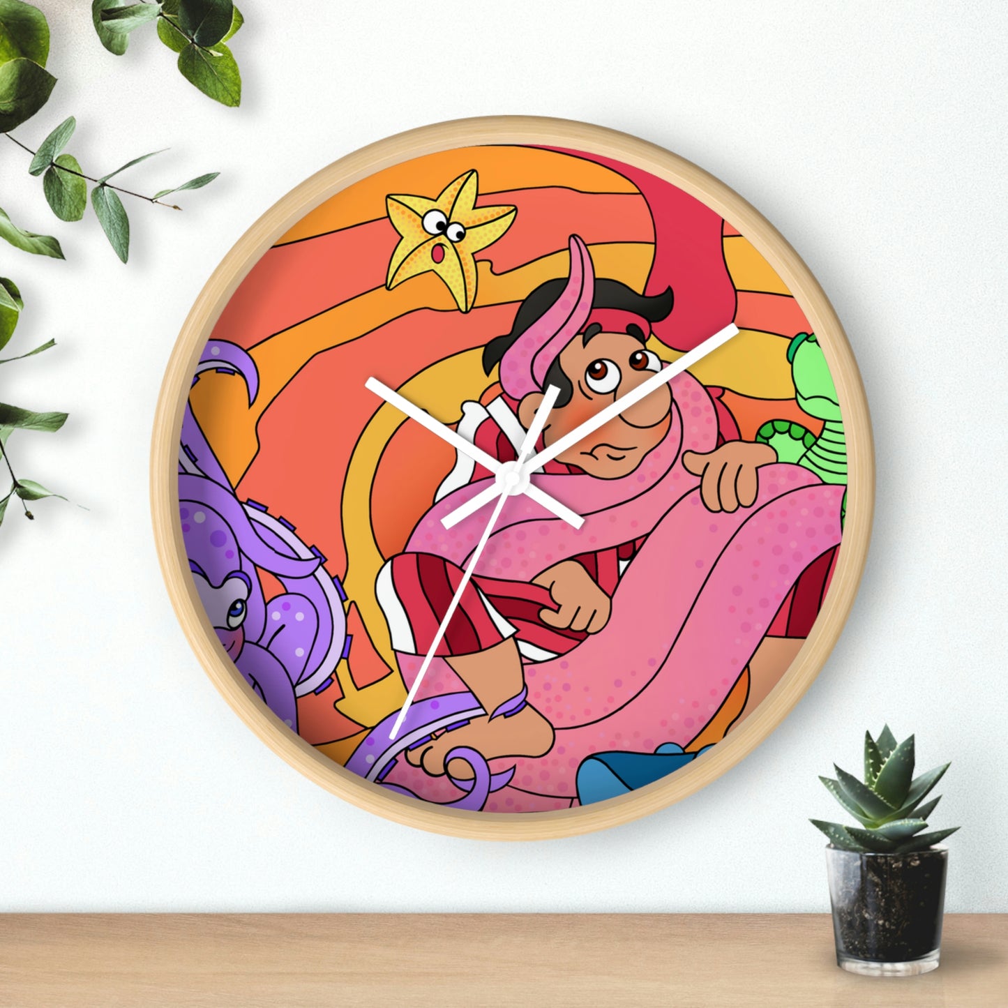 The Story of Jonah Wall clock