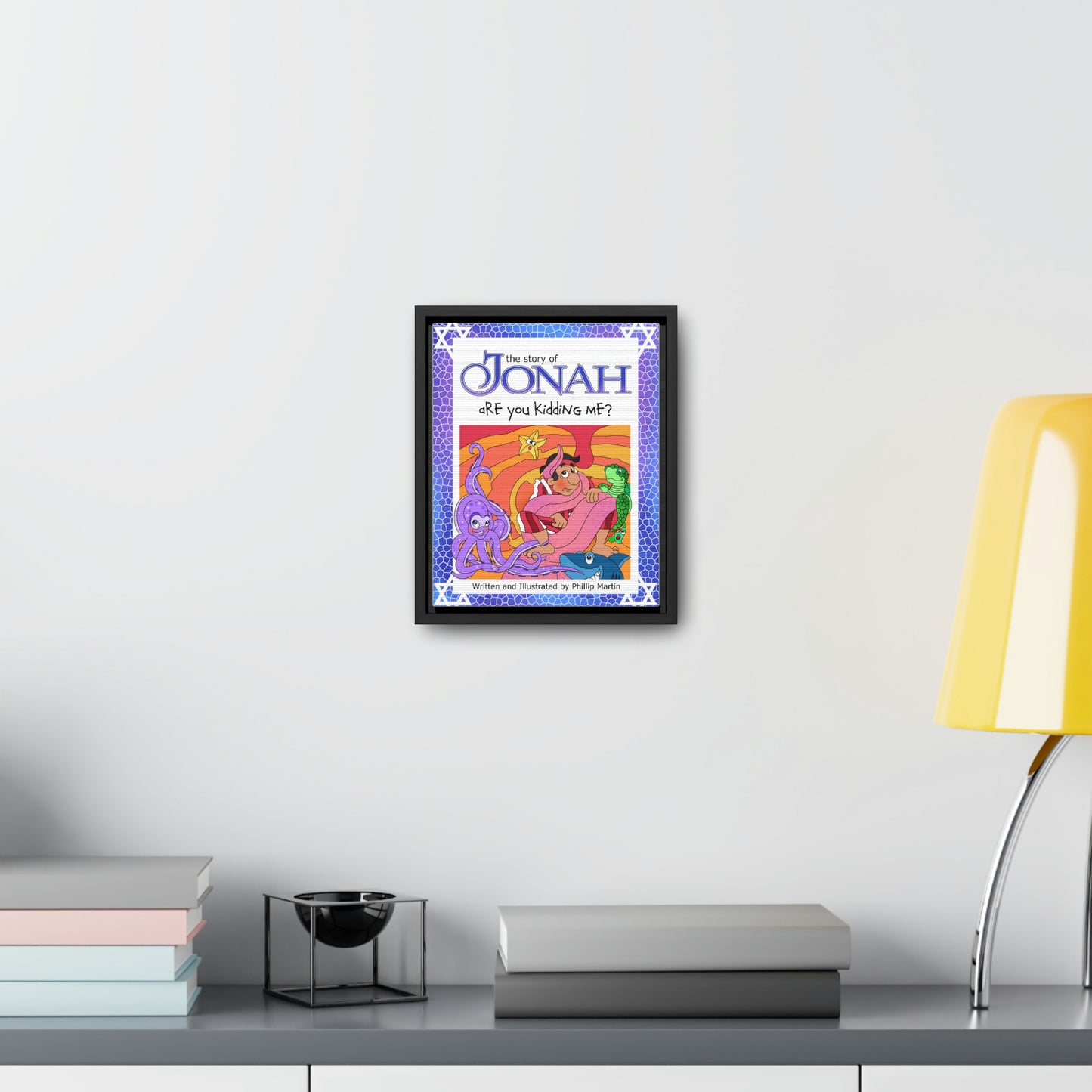 The Story of Jonah Gallery Canvas Wraps, Vertical Frame