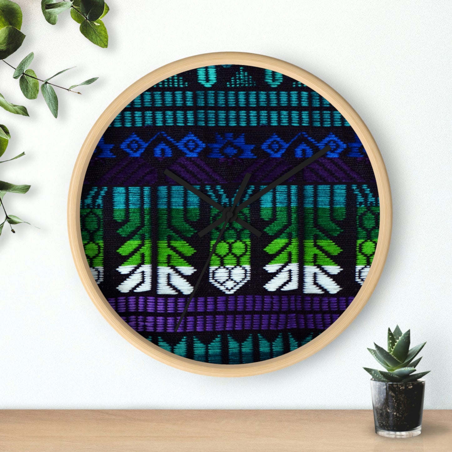 A Pack of Lies Fabric! Wall Clock