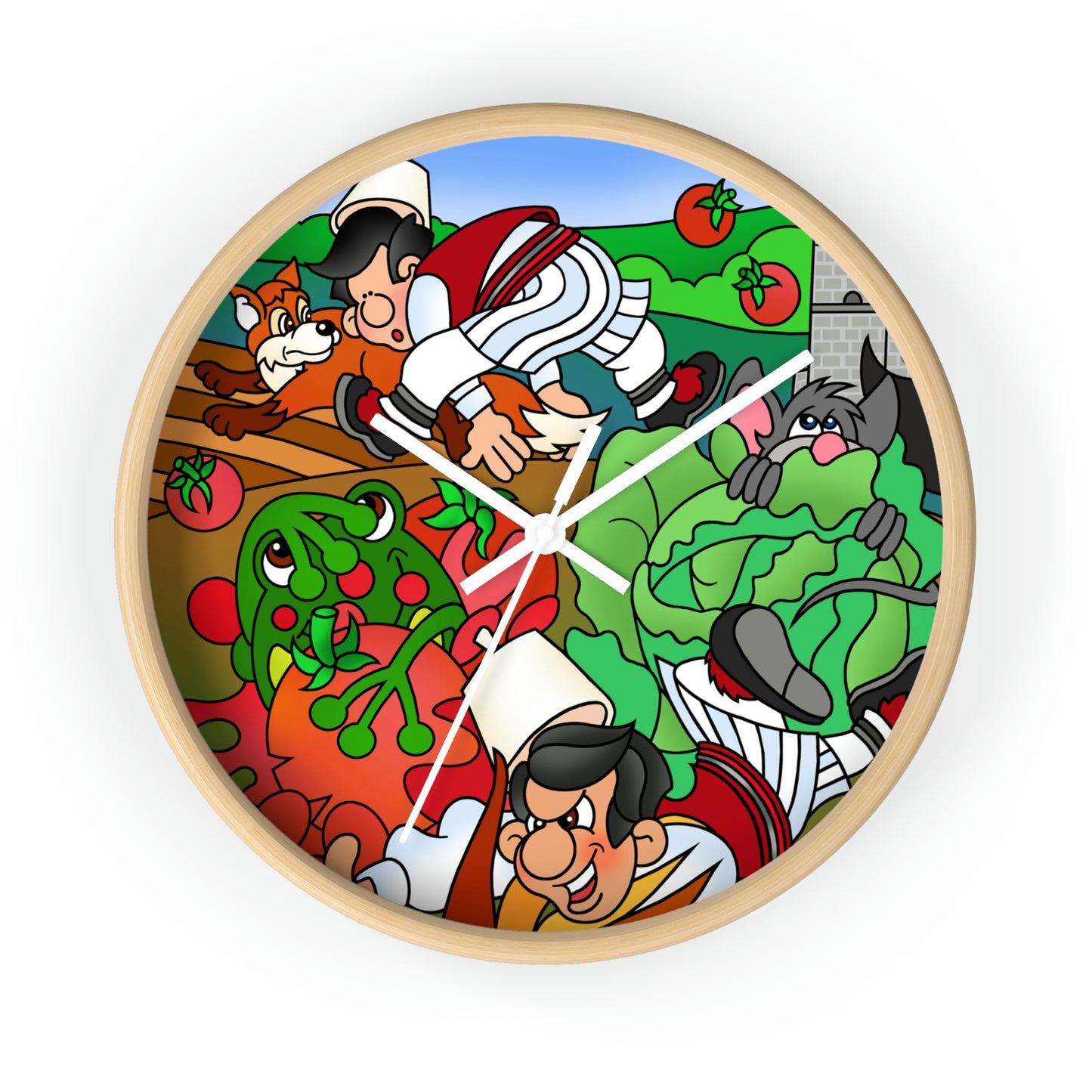 The Half Rooster! Wall clock