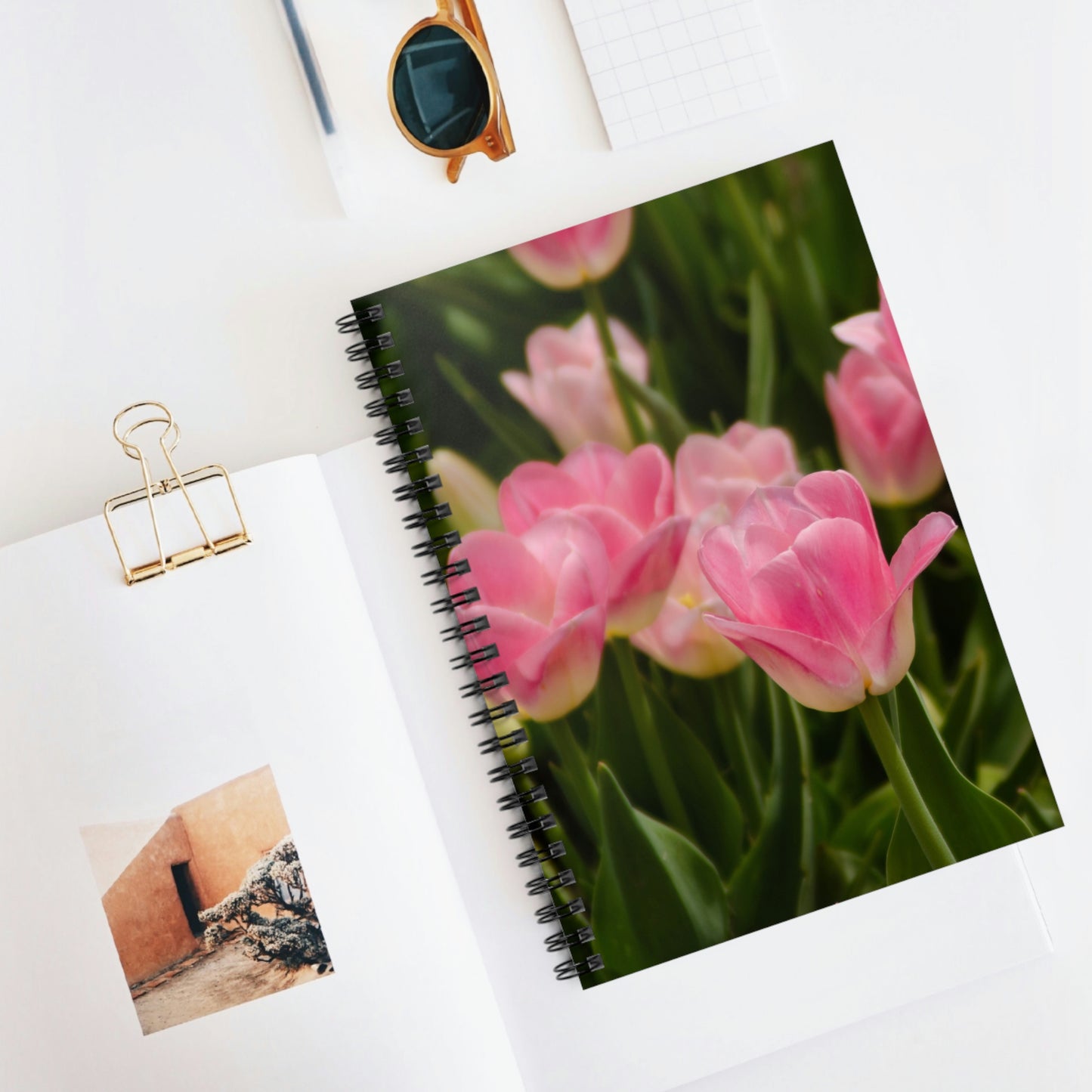 Flowers 17 Spiral Notebook - Ruled Line