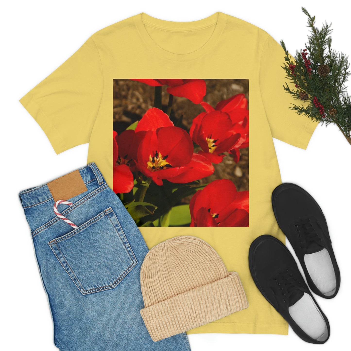 Flowers 05 Unisex Jersey Short Sleeve Tee