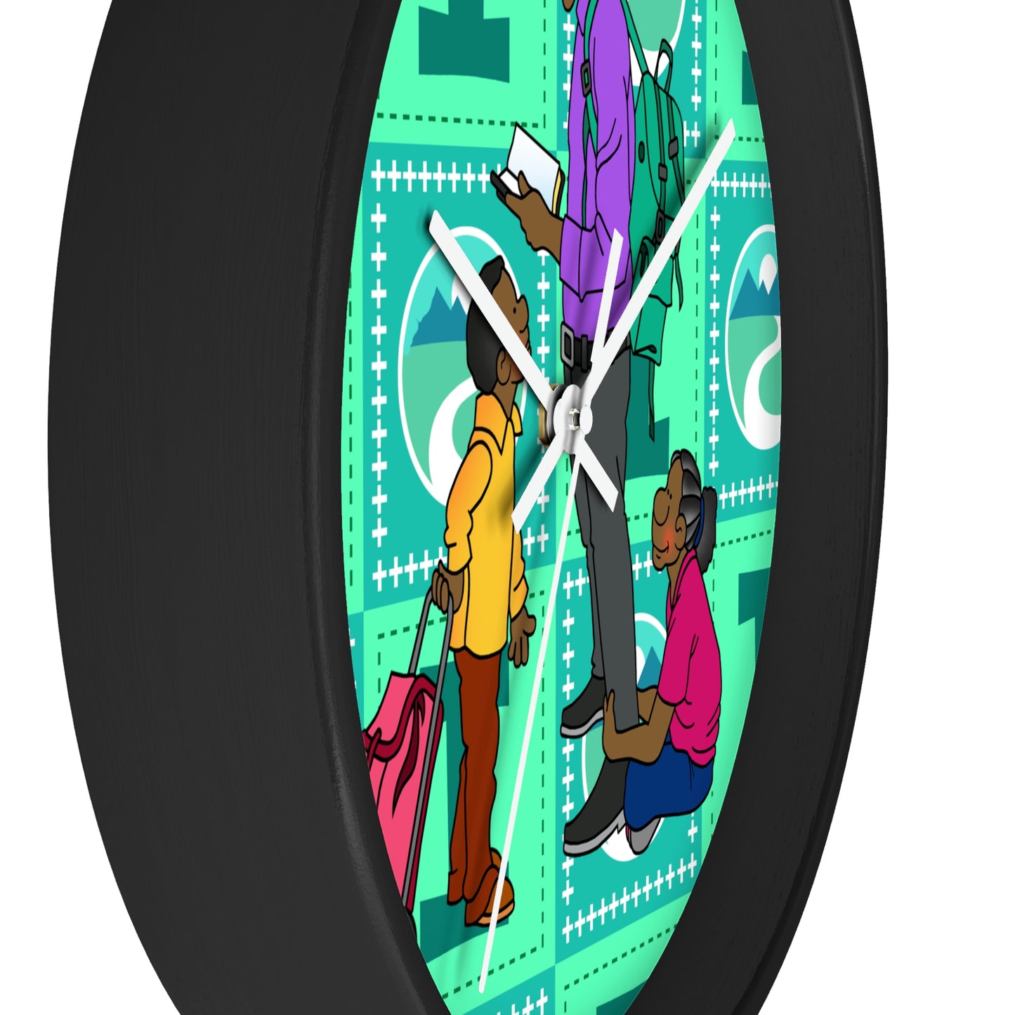 The Bible as Simple as ABC I Wall Clock