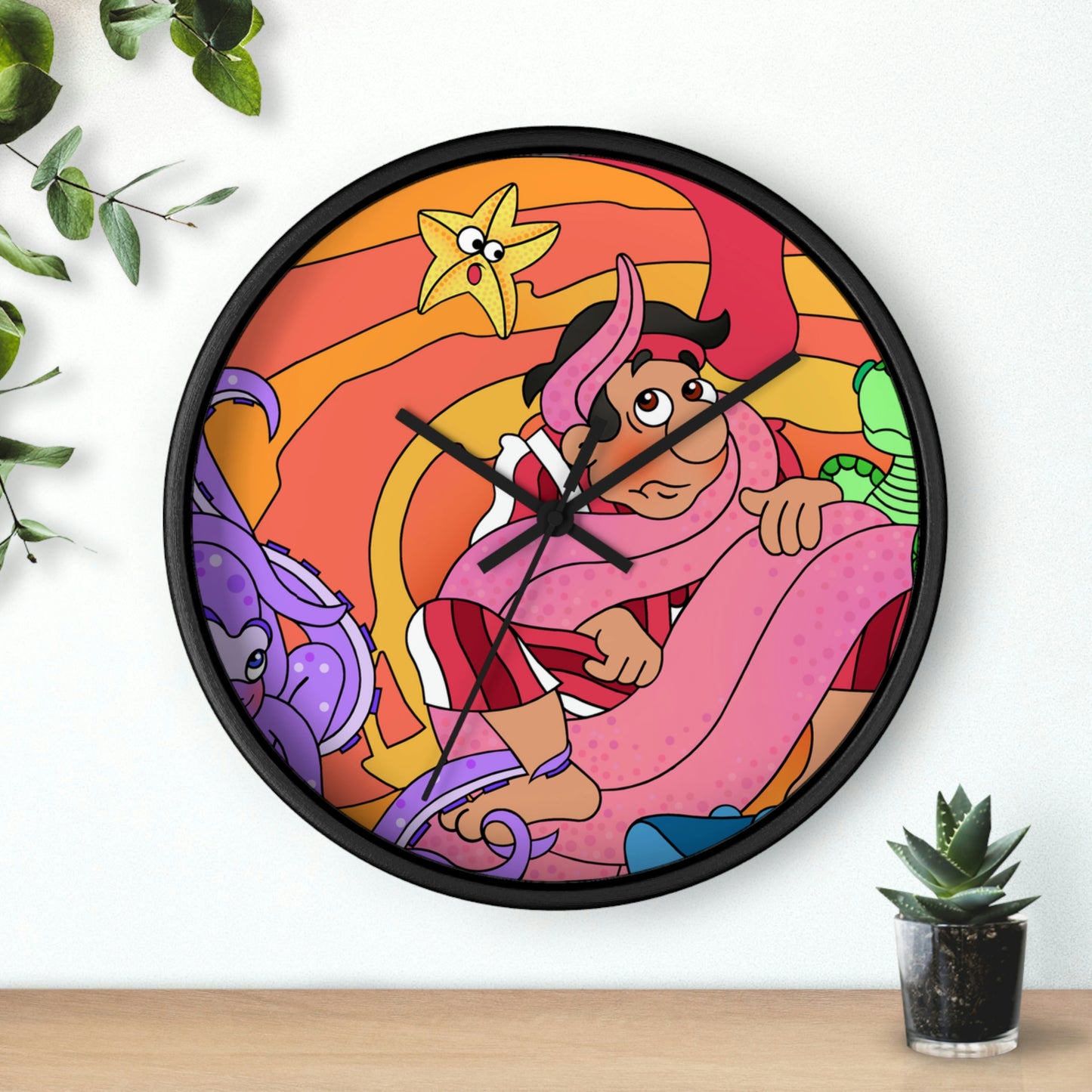 The Story of Jonah Wall clock