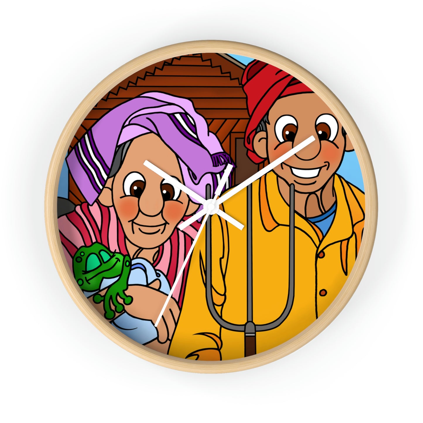 The Frog Princess Wall clock