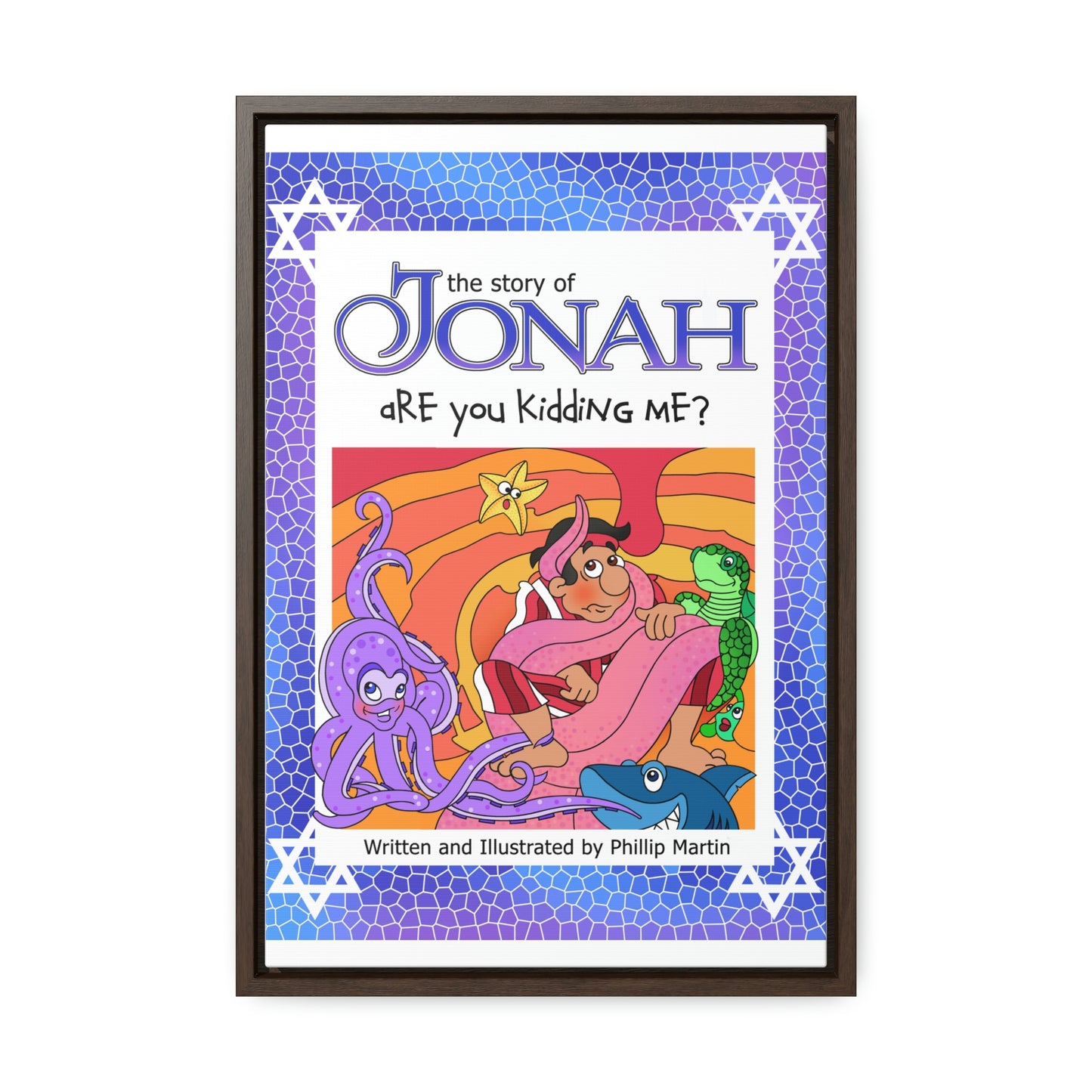 The Story of Jonah Gallery Canvas Wraps, Vertical Frame