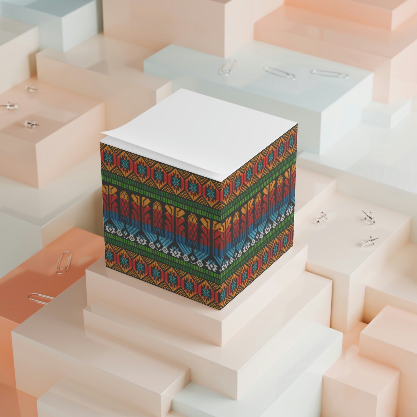 A Pack of Lies Fabric!! Note Cube