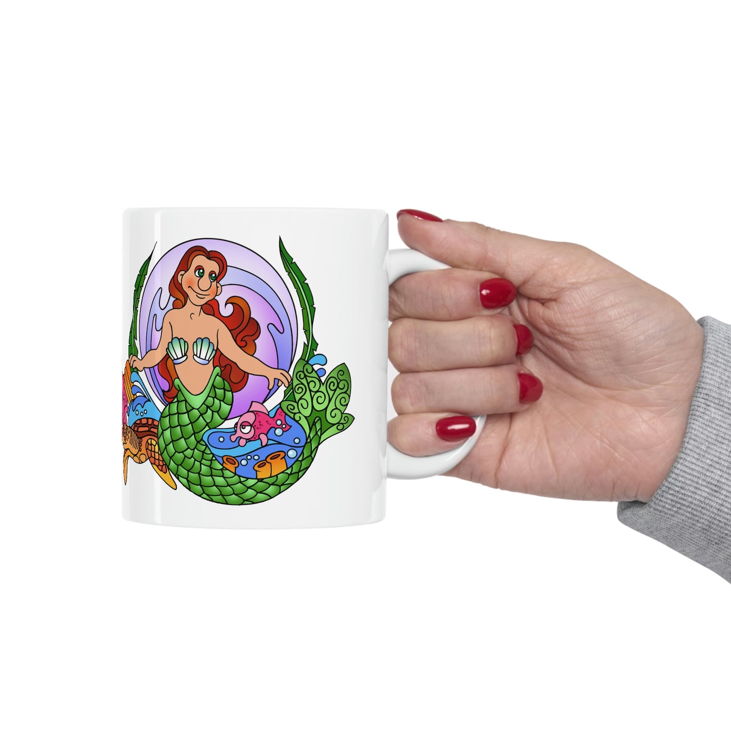 Mermaid! Ceramic Mug 11oz