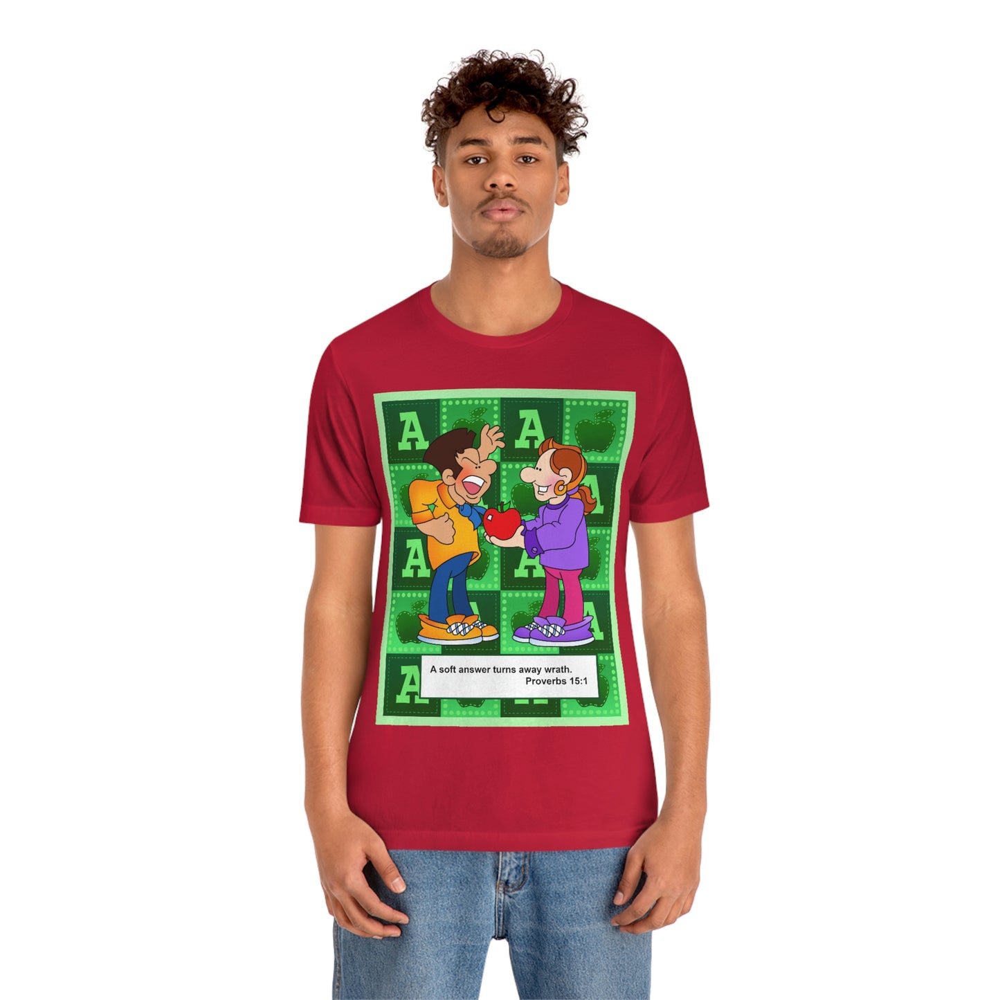 The Bible as Simple as ABC A Unisex Jersey Short Sleeve Tee