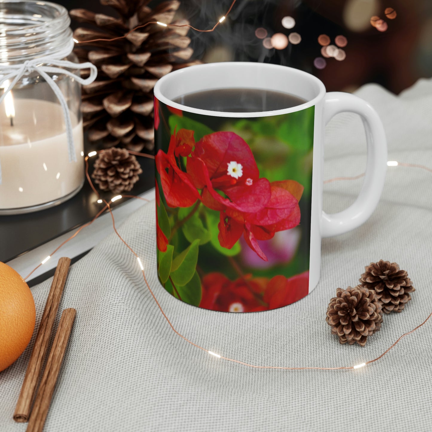 Flowers 28 Ceramic Mug 11oz