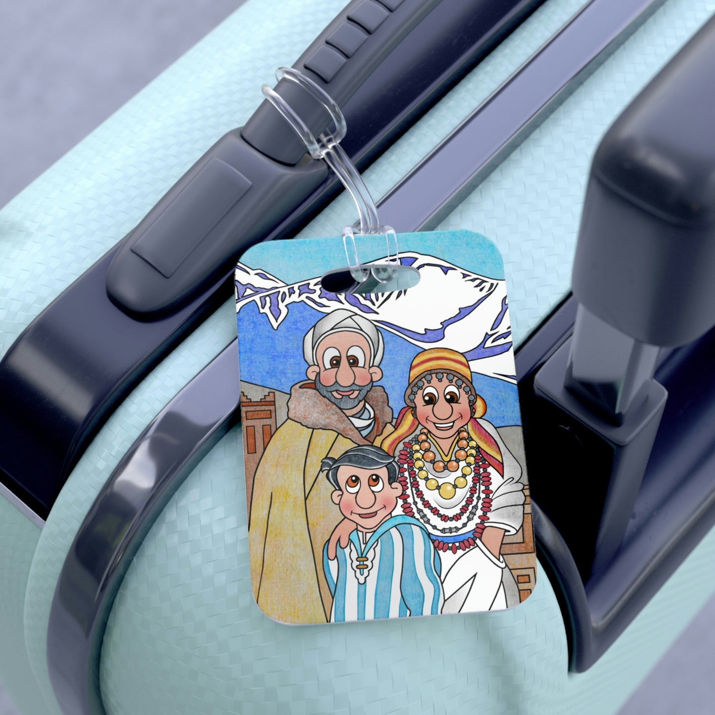 The Stone at the Door Bag Tag