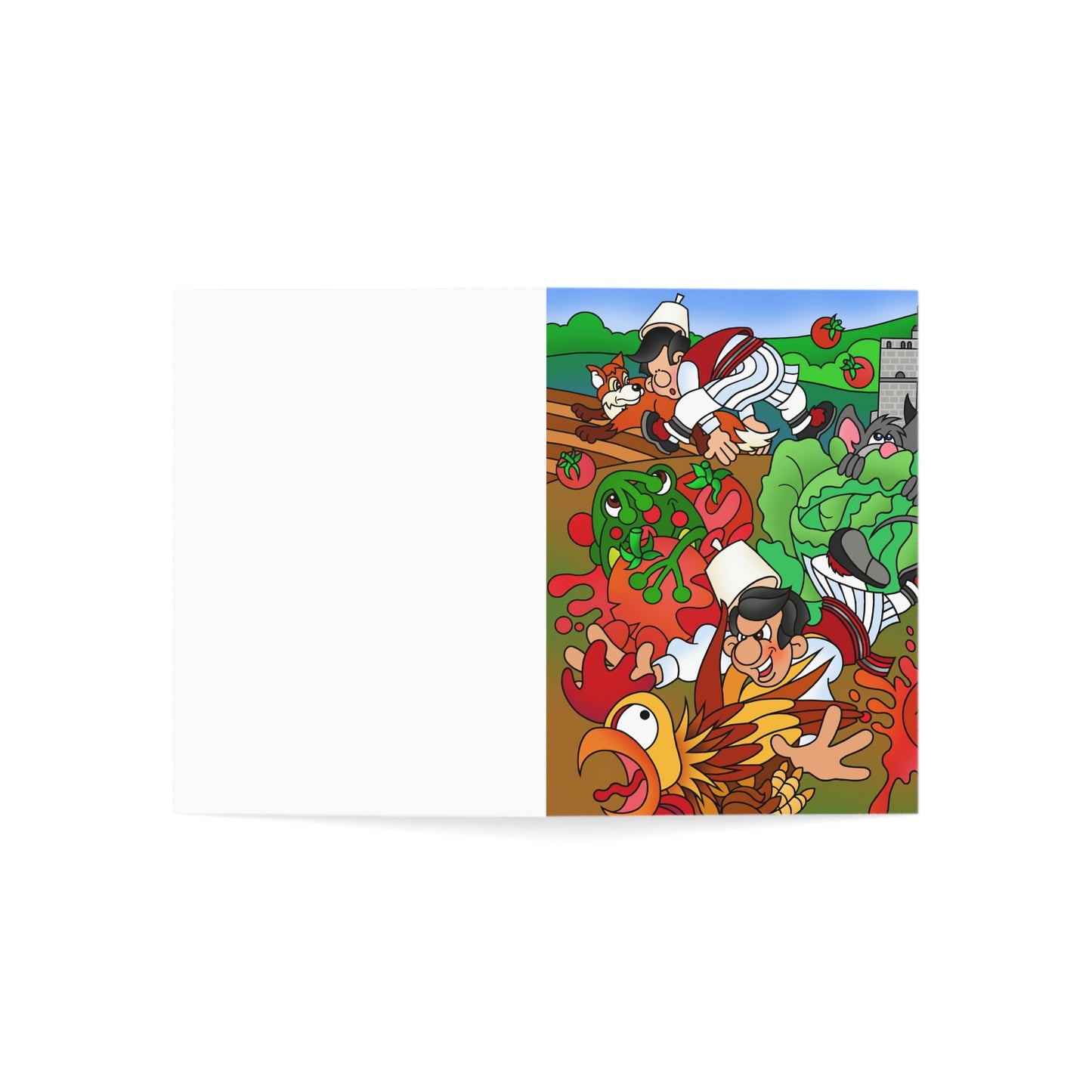 The Half Rooster! Greeting Cards (1, 10, 30, and 50pcs)