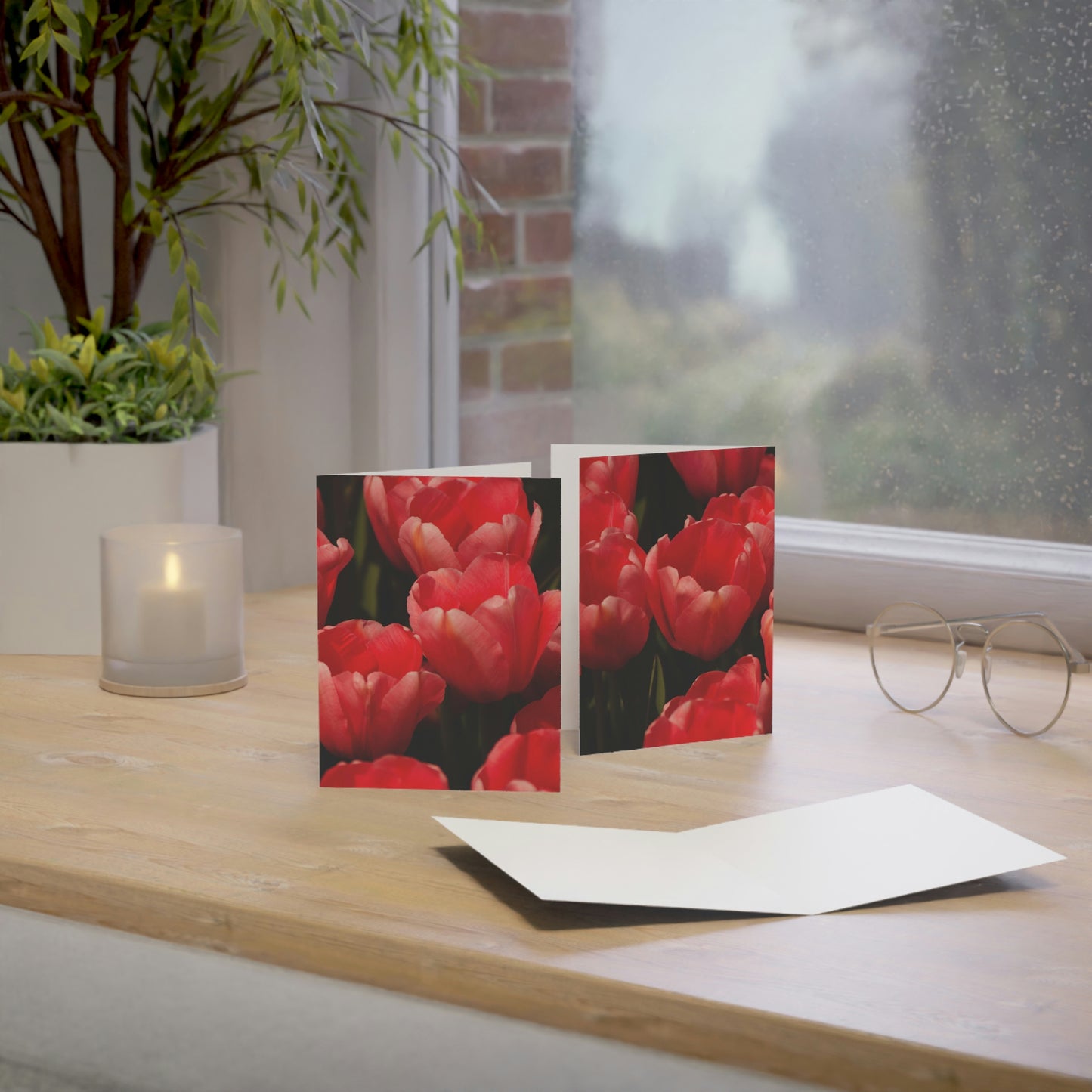 Flowers 07 Greeting Cards (1, 10, 30, and 50pcs)