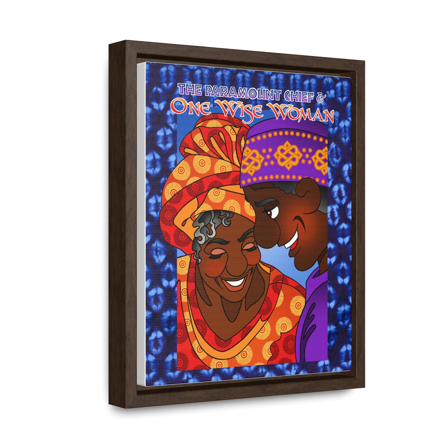 The Paramount Chief and One Wise Woman Gallery Canvas Wraps, Vertical Frame