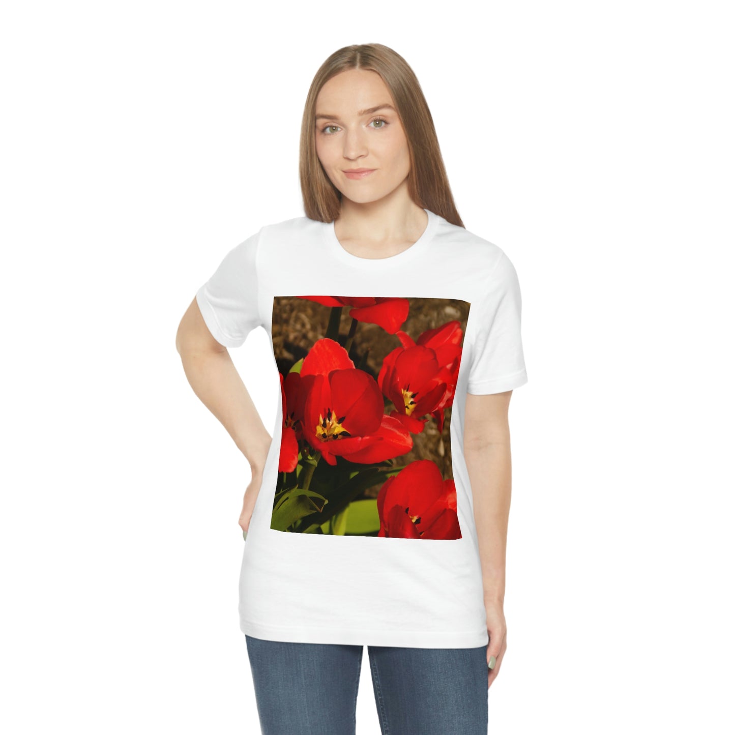 Flowers 05 Unisex Jersey Short Sleeve Tee