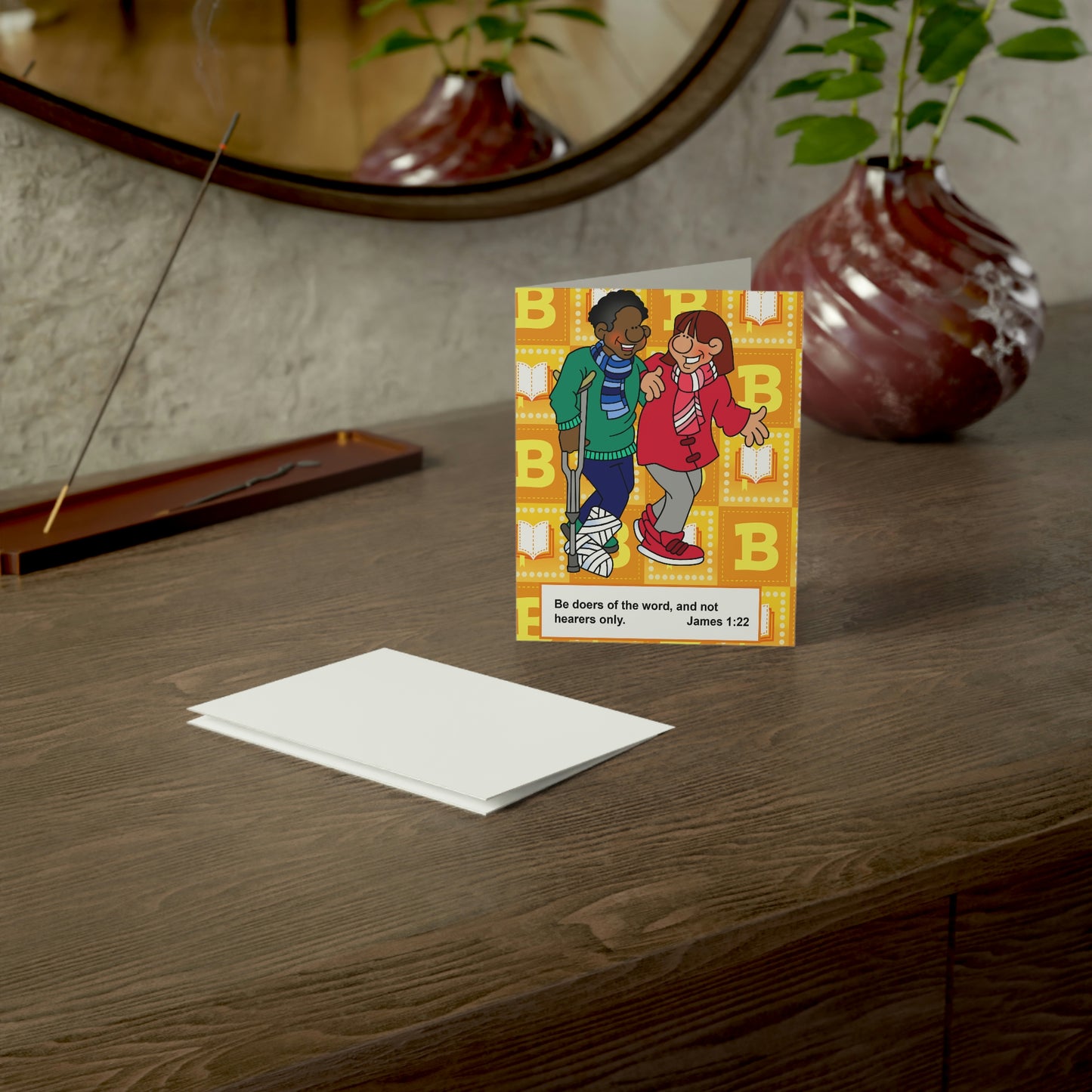 The Bible as Simple as ABC B Greeting Cards (1, 10, 30, and 50pcs)