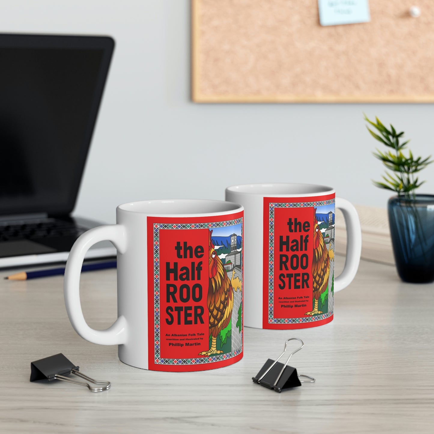 The Half Rooster Ceramic Mug 11oz