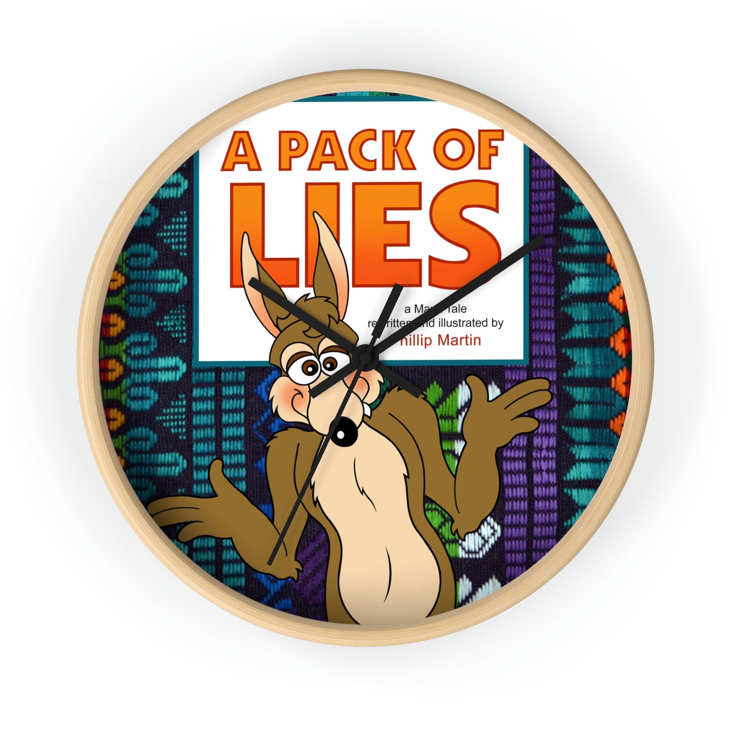 A Pack of Lies Wall clock