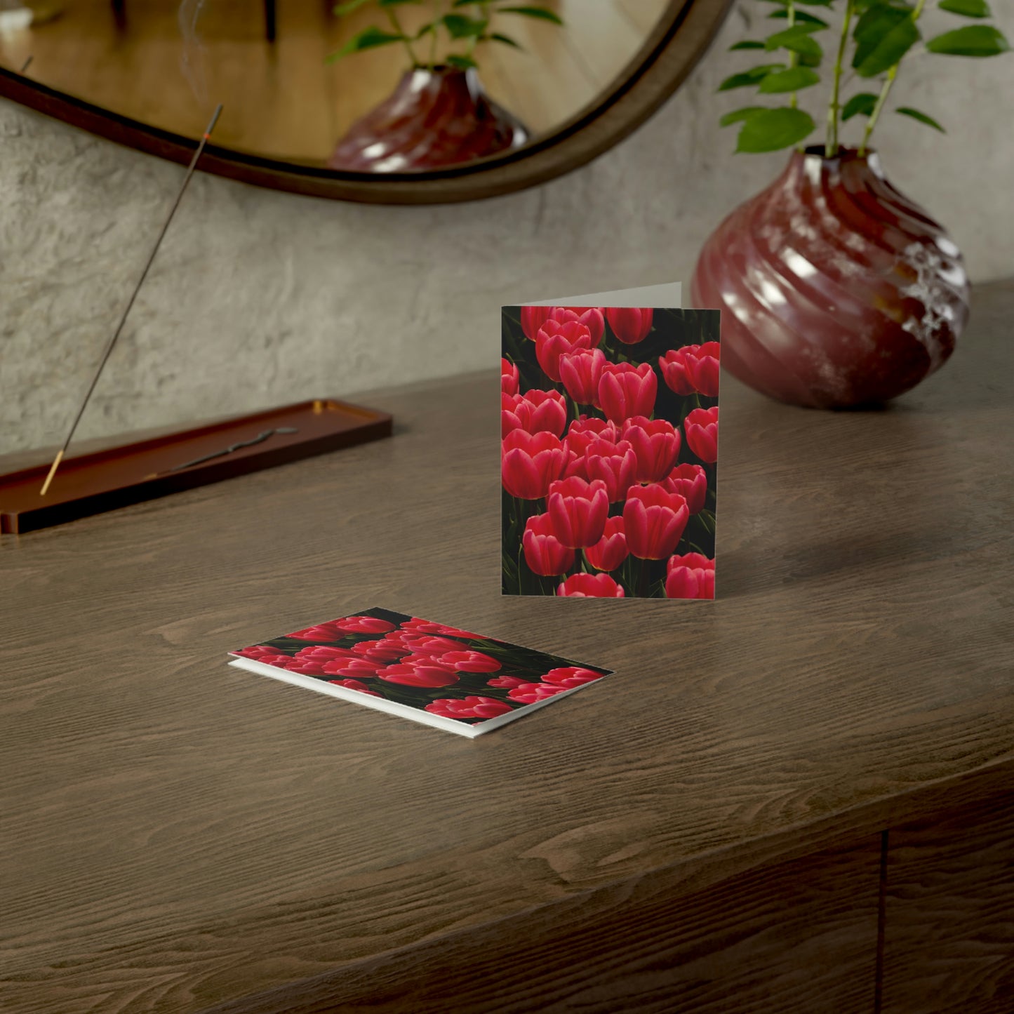Flowers 24 Greeting Cards (1, 10, 30, and 50pcs)