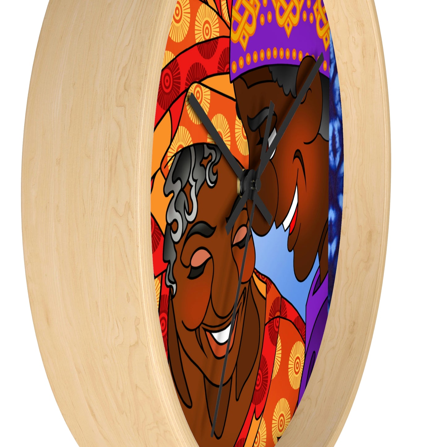 The Paramount Chief and One Wise Woman Wall clock