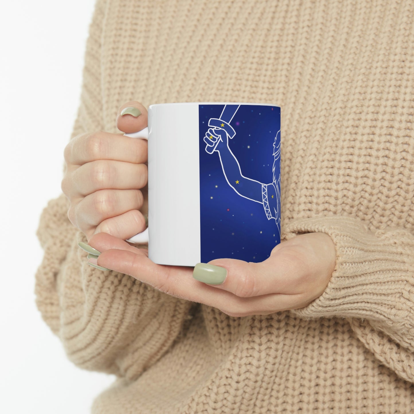 Triple Gratitude with Assorted Monsters!! Ceramic Mug 11oz