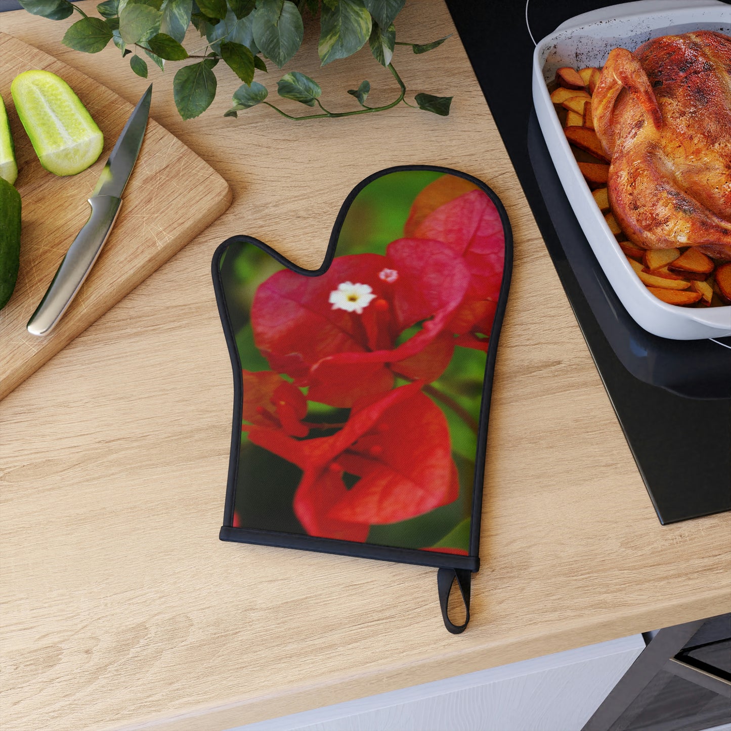 Flowers 29 Oven Glove