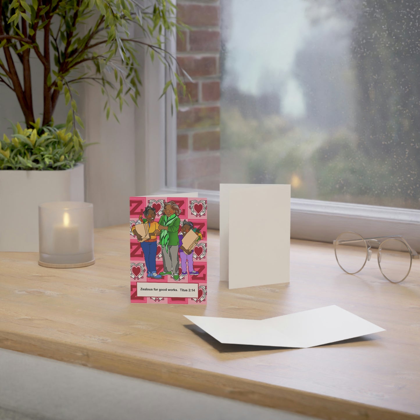 The Bible as Simple as ABC Z Greeting Cards (1, 10, 30, and 50pcs)