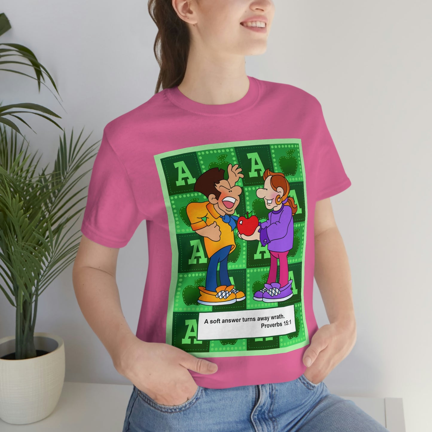 The Bible as Simple as ABC A Unisex Jersey Short Sleeve Tee