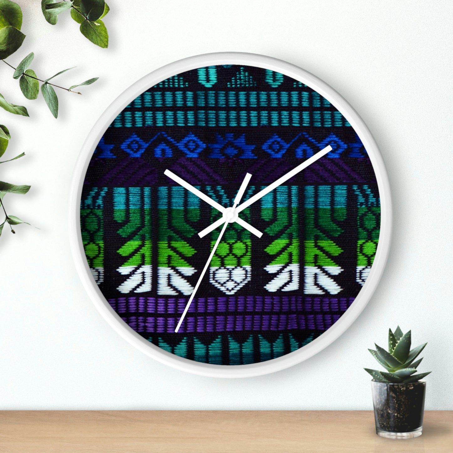 A Pack of Lies Fabric! Wall Clock