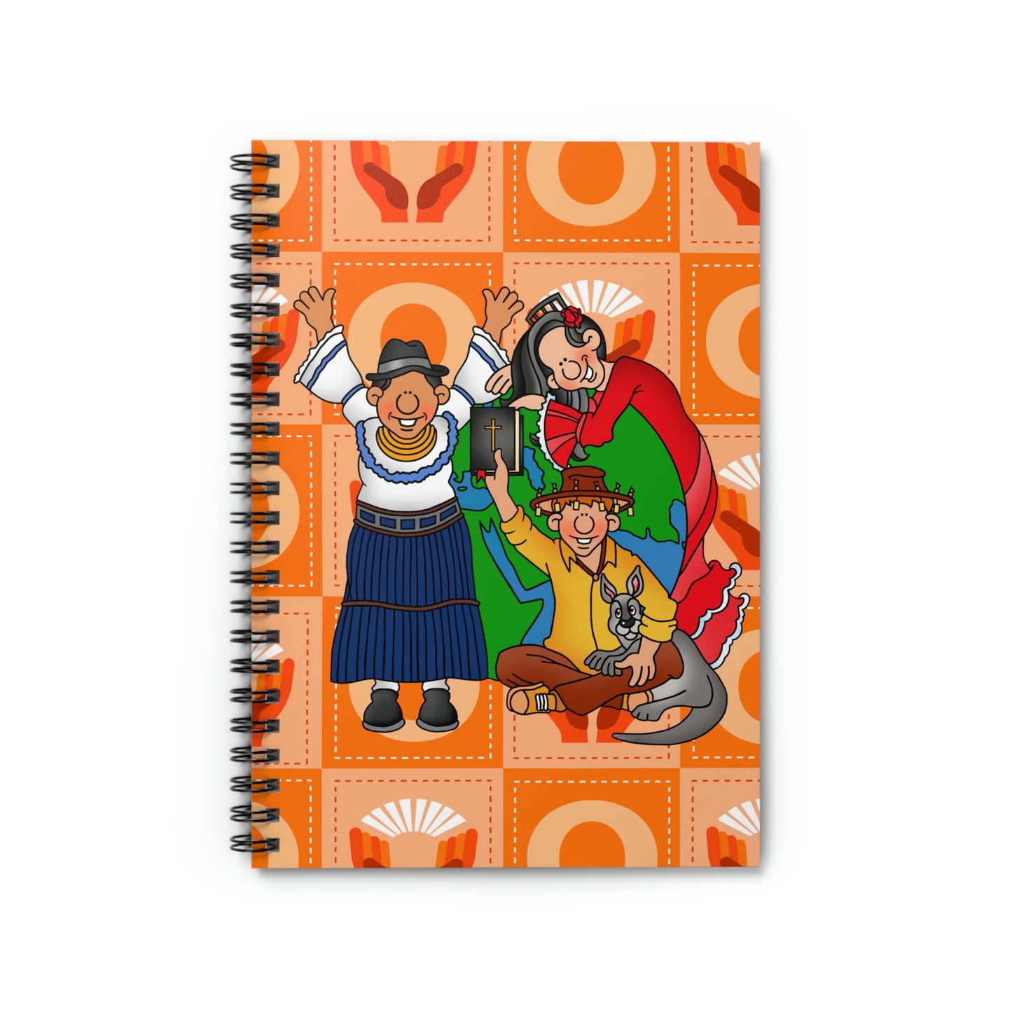 The Bible as Simple as ABC O Spiral Notebook - Ruled Line