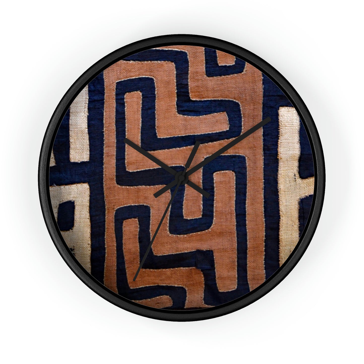 A Show of Hands Fabric Wall Clock