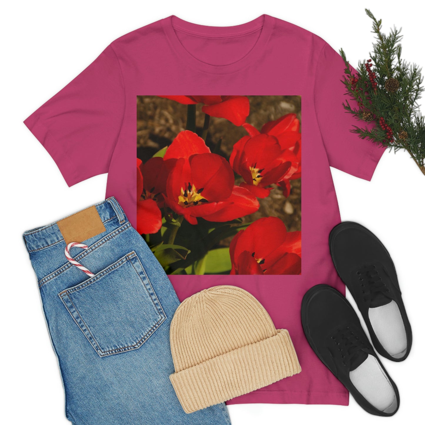Flowers 05 Unisex Jersey Short Sleeve Tee