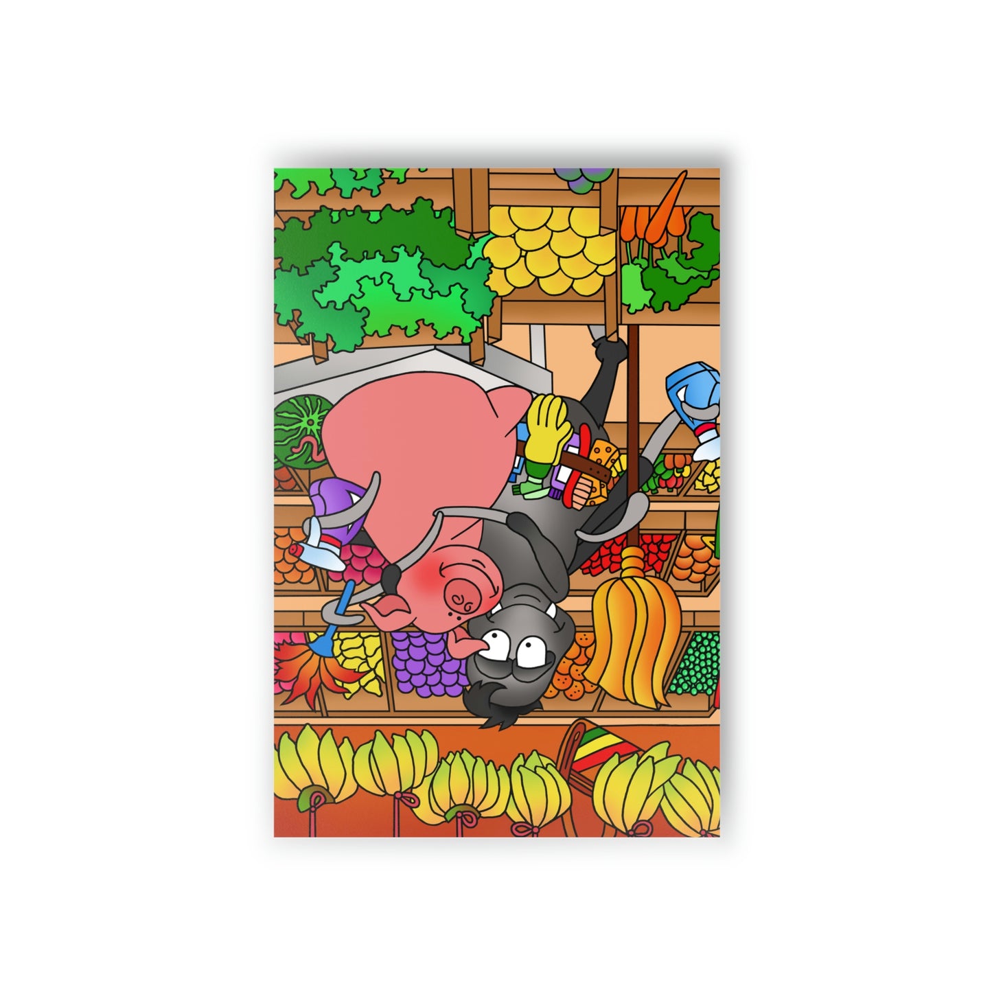Anansi and the Market Pig Postcards (10pcs)